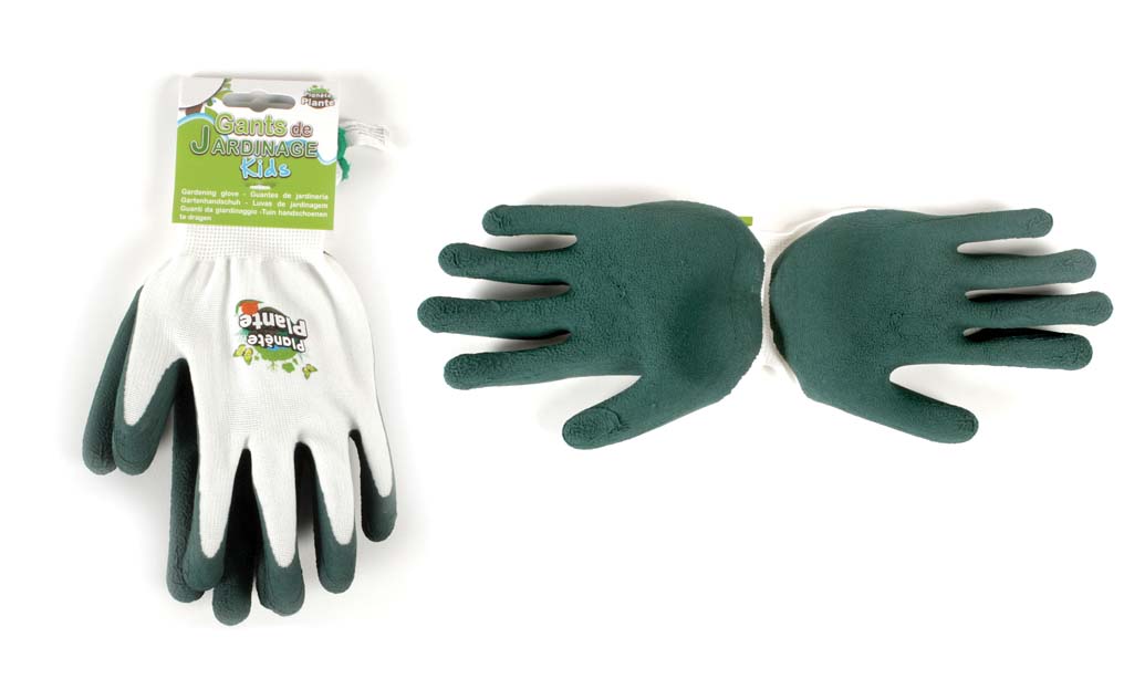 Domqga 3 paires de gants résistants aux coupures enfants jardinage