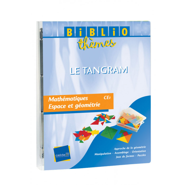 Livre de Puzzle Tangram - Bleu