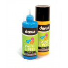 “Paint & Peel” : peinture repositionnable les 7 teintes + contour noir en 80 ml